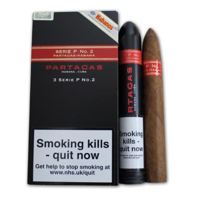 Partagas Serie P No. 2 Tubed Cigar - Pack of 3Partagas Serie P No. 2 Tubed Cigar - Pack of 3