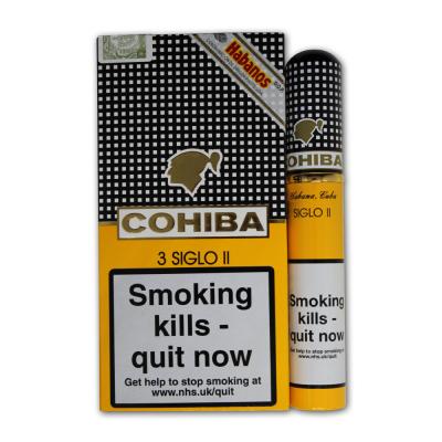 Cohiba Siglo II Tubed Cigar - Pack of 3Cohiba Siglo II Tubed Cigar - Pack of 3