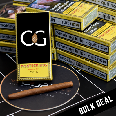 Montecristo Mini Cigarillos - 20 x Packs of 10  (200)Montecristo Mini Cigarillos - 20 x Packs of 10  (200)