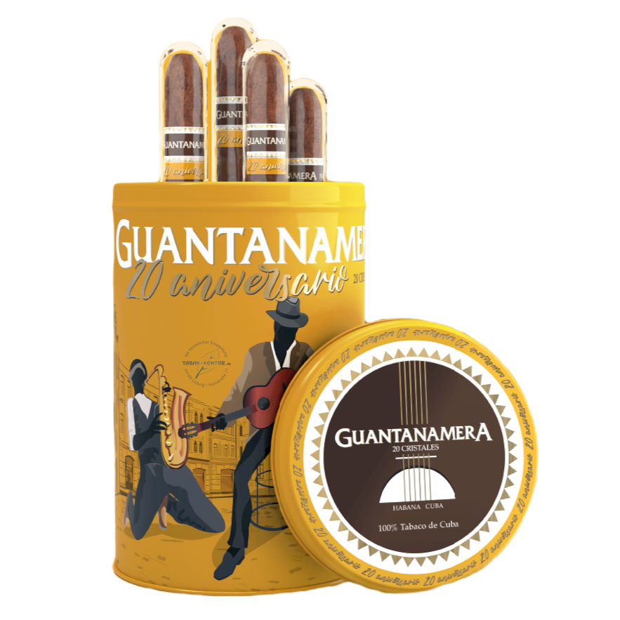 Guantanamera Cristales ANIVERSARIO 20 EDICIÒN LIMITADA 2022 (20er)Guantanamera Cristales ANIVERSARIO 20 EDICIÒN LIMITADA 2022 (20er)