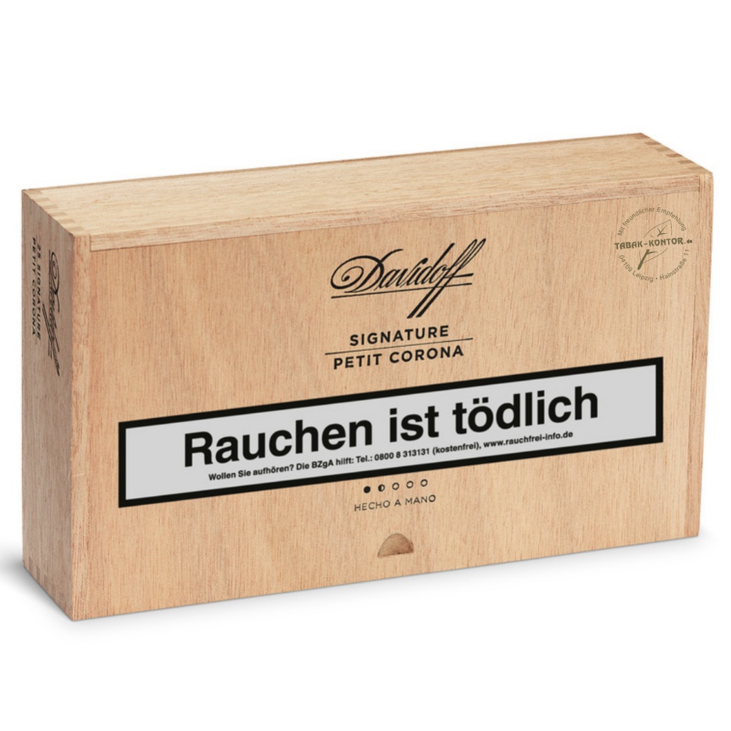 Davidoff Signature Petit Corona 25er HolzkisteDavidoff Signature Petit Corona 25er Holzkiste