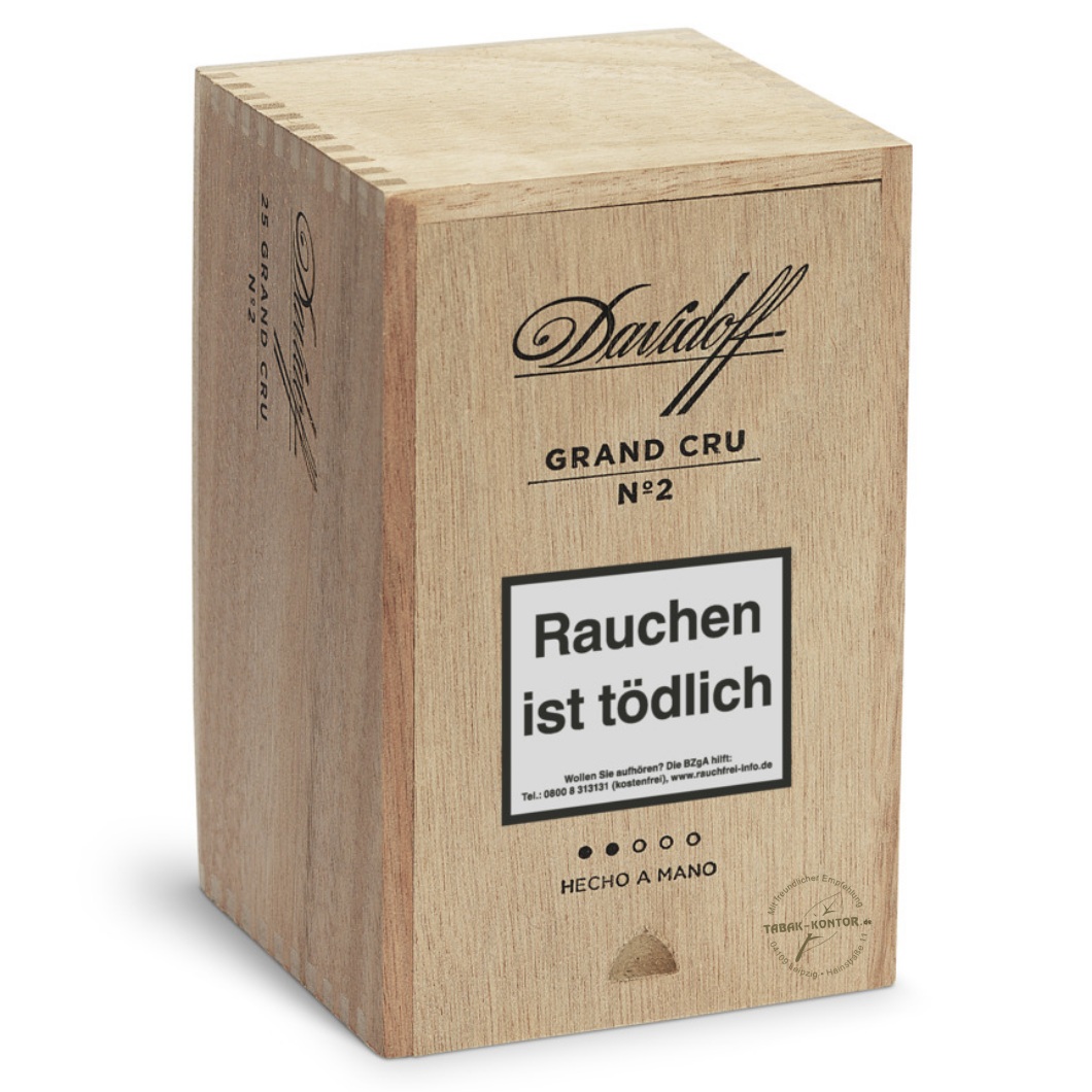 Davidoff Grand Cru No. 2 - 25er HolzkisteDavidoff Grand Cru No. 2 - 25er Holzkiste