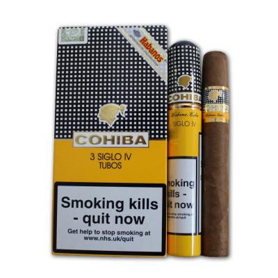 Cohiba Siglo IV Tubed Cigar - Pack of 3Cohiba Siglo IV Tubed Cigar - Pack of 3